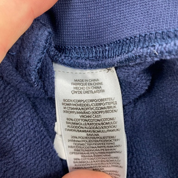 Polo Sport Ralph Lauren Jogger Men's M Red Multi Color block Fleece Pants - Picture 15 of 16